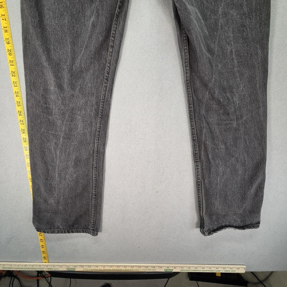 Vintage Levis 501 Jeans Mens Black Straight Button Fly USA Fits‎ 30x29